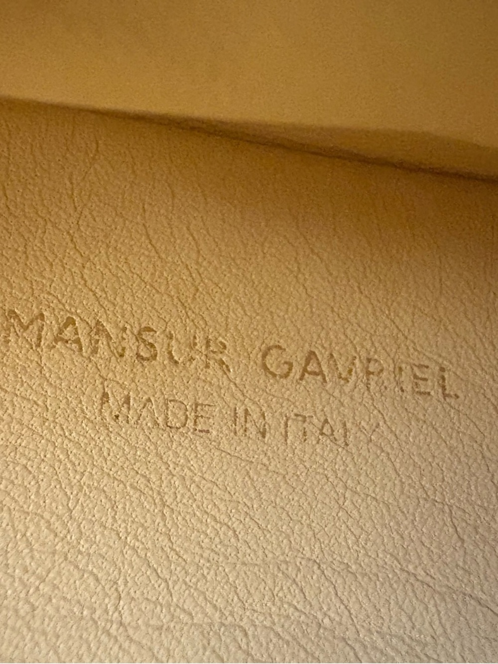 Mansur Gavriel Mustard Yellow Leather Cloud Clutch - Picture 7 of 10